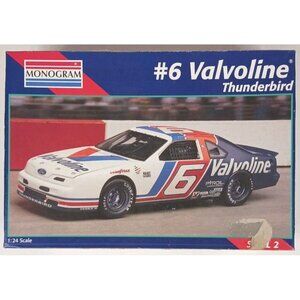 Vintage Monogram #6 Valvoline Thunderbird Model Car 1:24 Scale Parts Sealed